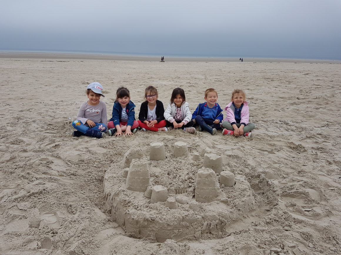 Concours de châteaux de sable chez les MS/GS de Mme Veillard