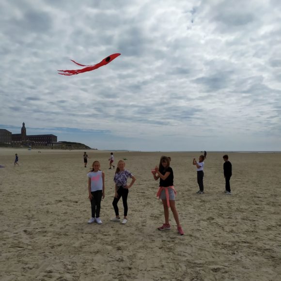 Vol de cerfs-volants 🪁 avec les élèves de CM1/CM2 et les CM2