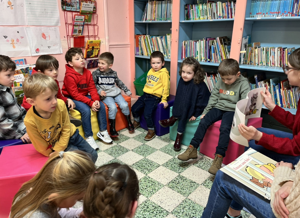 Temps de lecture aux maternelles par les 3èmes